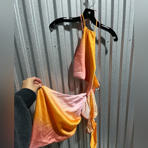 Lovers + Friends | NWOT! Monaco Mini Dress in Orange Ombre Size: Small - Picture 2 of 3